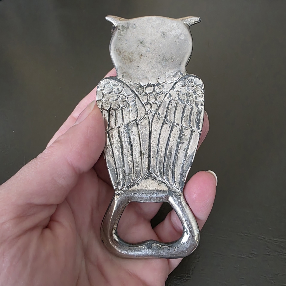 Silver Owl Bottle Opener - Picture 4 of 4